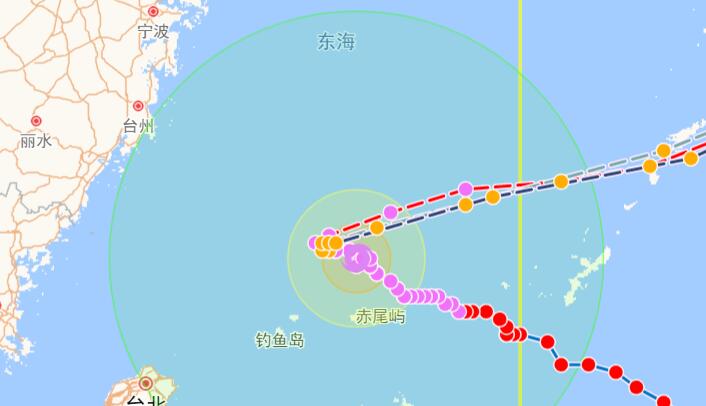 第6号台风卡努到哪了 台风卡努逼近东部沿海