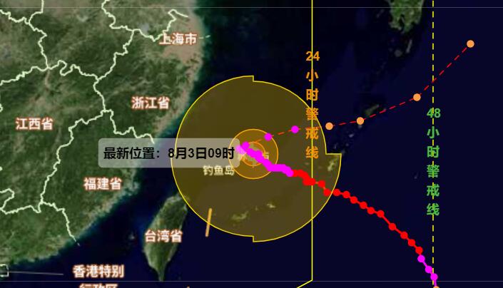 杭州台风网第6号台风最新消息 台风卡努对杭州未来几天有影响吗