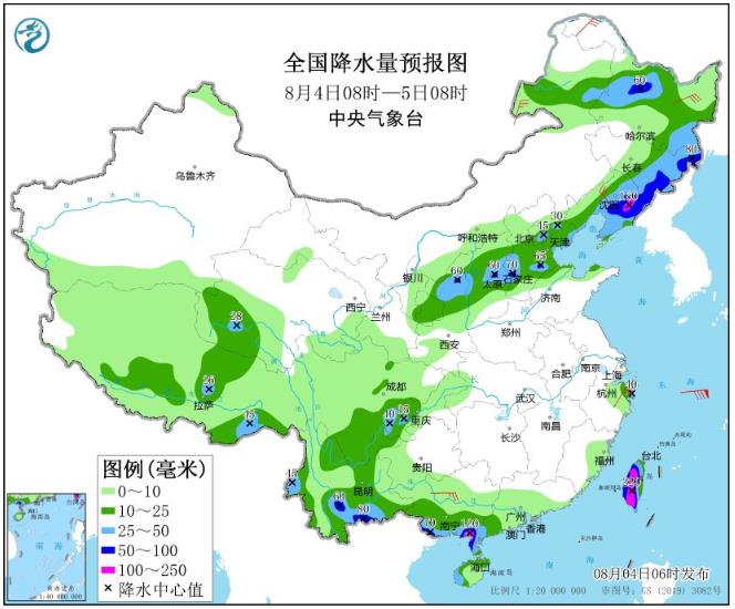 东北华北等地迎强降雨和强对流天气 未来三天广西海南等有大到暴雨