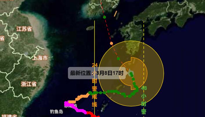 第6号台风“卡努”转向北上 江南华南等地有强降雨天气