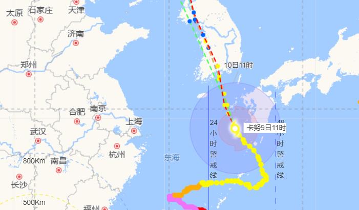 黑龙江台风实时最新消息今天 台风“卡努”将影响松花江中下游和乌苏里江流域