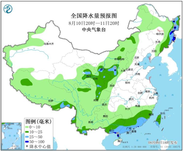 第6号台风“卡努”明日登陆韩国 吉林黑龙江等地有暴雨天气