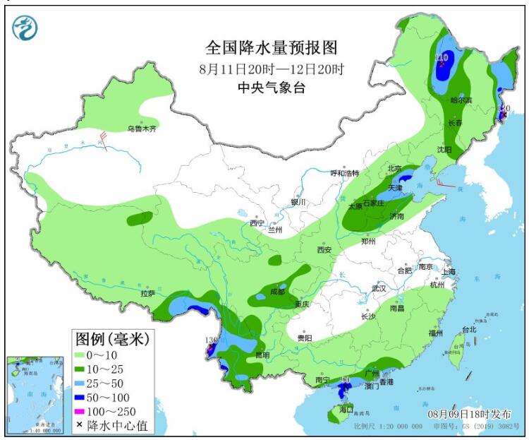 第6号台风“卡努”明日登陆韩国 吉林黑龙江等地有暴雨天气