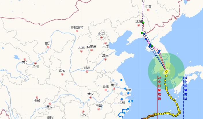 卡努台风最新消息2023 台风“卡努”以强热带风暴级登陆韩国庆尚南道沿海