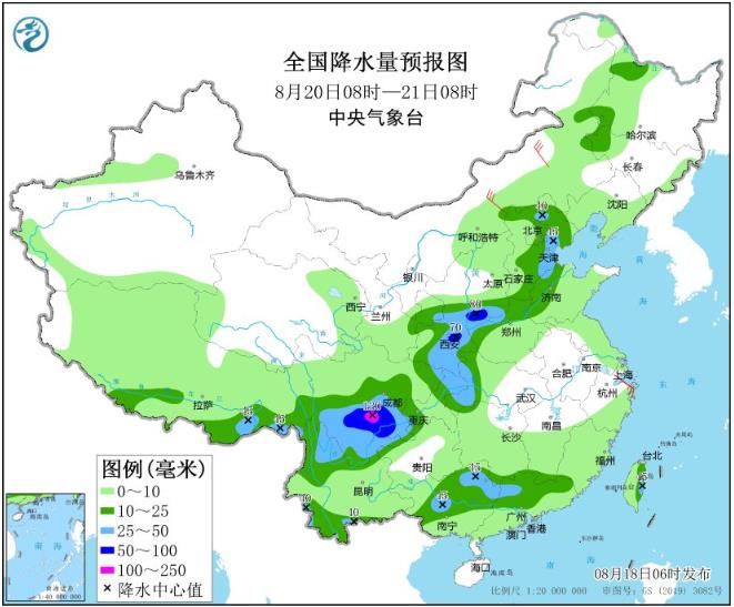 东北地区局地有中到大雨 未来三天华南西南地区有分散性强降雨