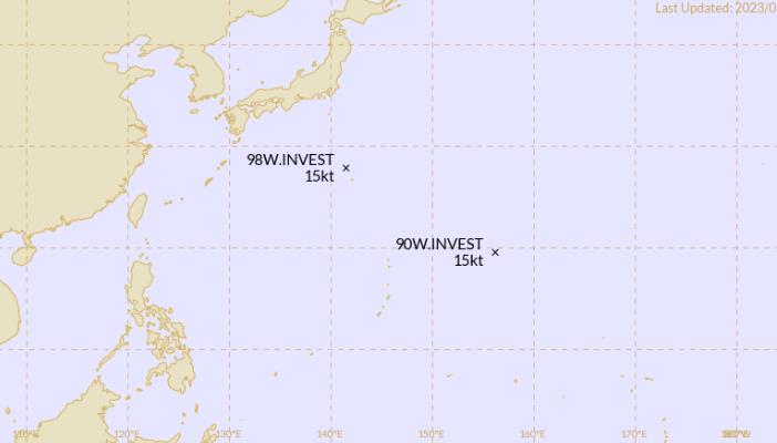 今年9号台风苏拉胚胎路径图最新消息 九号台风正在酝酿未来路径预测图