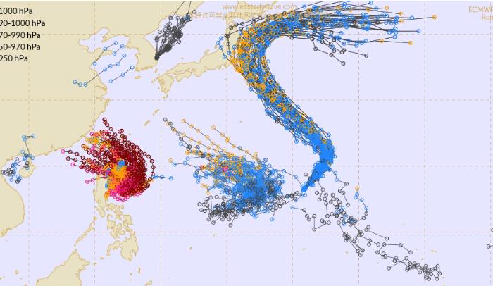 日本台风2023最新消息今天 台风“达维”“海葵”或趋向并登陆日本