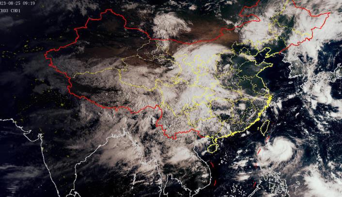 2023年台风苏拉8月25日高清云图汇总 9号台风卫星云图今日更新