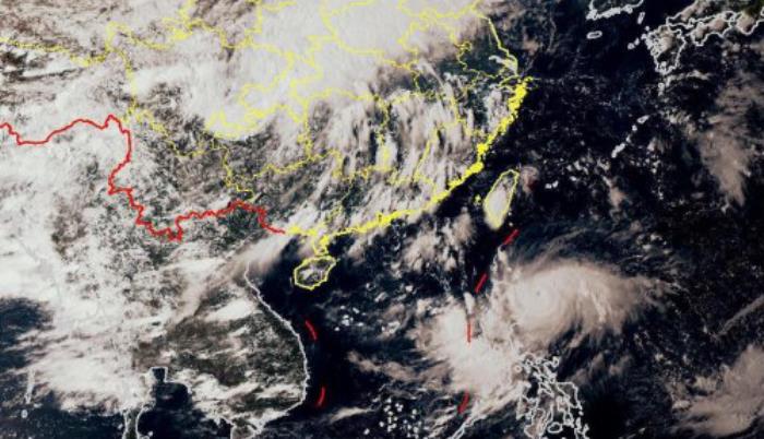2023台风苏拉最新消息卫星云图 苏拉已加强为强台风