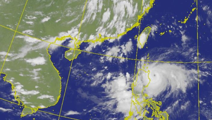 台风路径实时发布系统9号台风云图 苏拉已开台风眼未来将达超强台风
