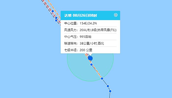 2023年10号台风达维现在位置在哪里 温州台风网10号台风路径实时发布系统