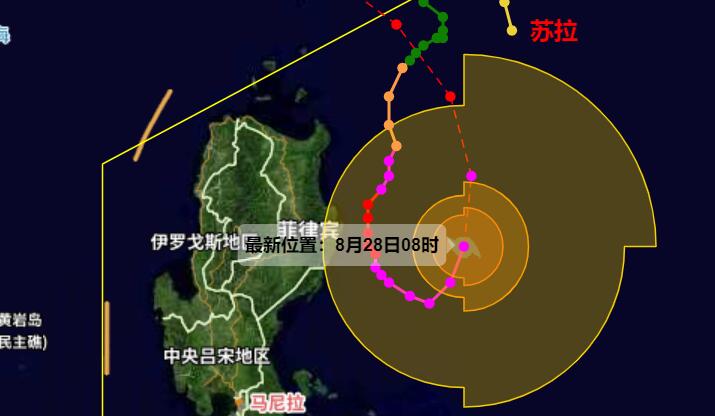 温州台风网9号台风苏拉最新消息 受台风影响东南沿海将有明显风雨