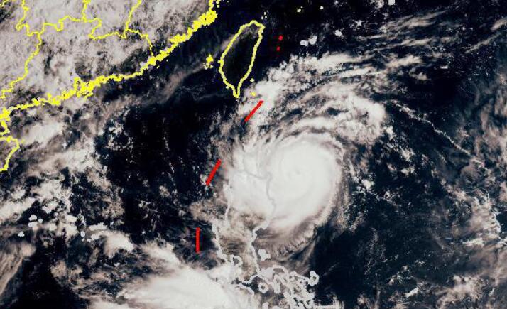 第9号台风“苏拉”实时路径图发布消息 苏拉逐渐向广东中东部一带沿海靠近