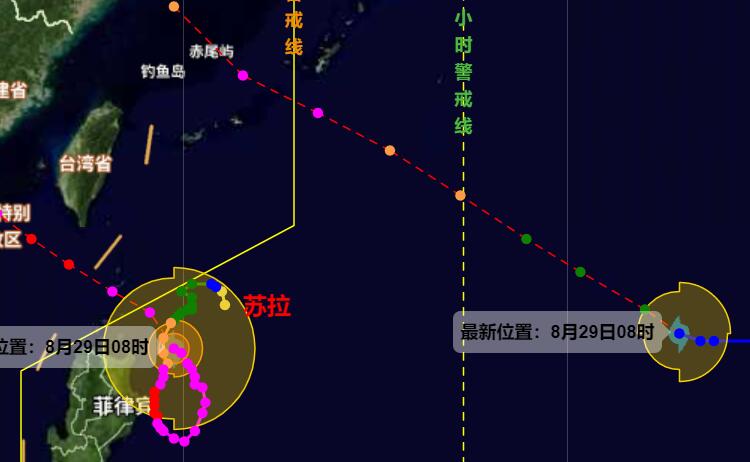 台风最新消息2023 台风苏拉和海葵可能影响我国
