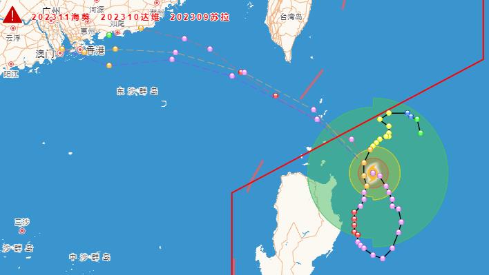 台风海南最新消息台风路径 今日海南中部东部等局地或遭暴雨侵袭
