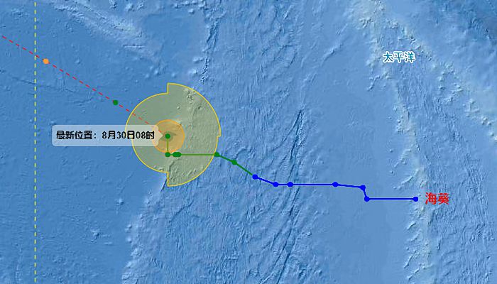 11号台风海葵现在位置在哪里2023 温州台风网11号台风路径实时发布系统