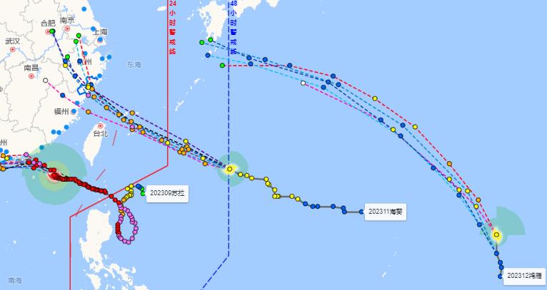 11号台风路径温州网实时发布系统 台风“海葵”正向华东沿海奔袭而来