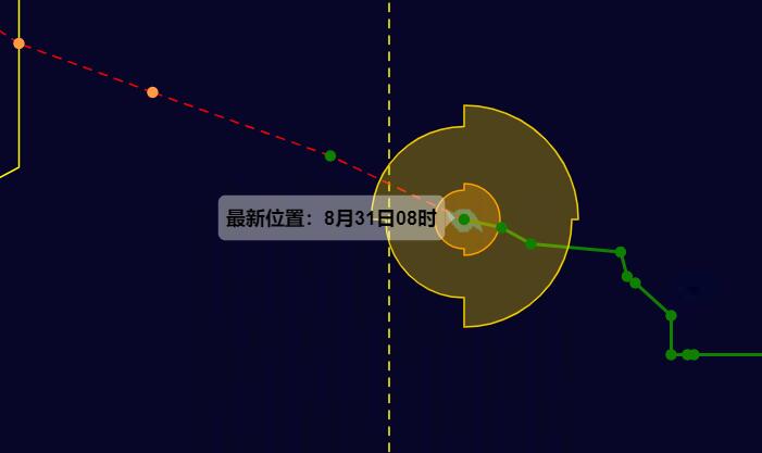 温州台风网第11号台风海葵最新消息 台风海葵也在努力发展