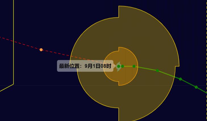 安徽台风网第11号台风最新消息 台风海葵影响安徽有降雨天气