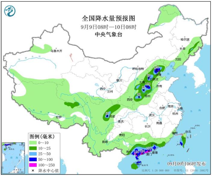 中央气象台继续发布暴雨黄色预警 未来三天广东广西等地有强降水