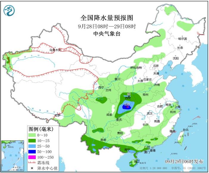 受冷空气影响内蒙古和东北地区将有大风降温天气 华西地区持续阴雨