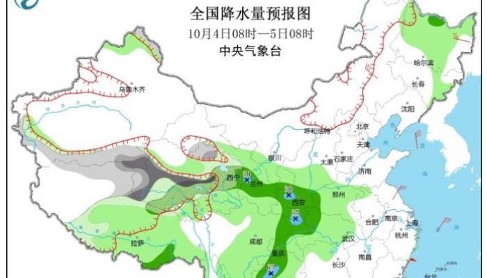 西北西南地区持续雨雪天气 内蒙古东部局地降温幅度超过12℃