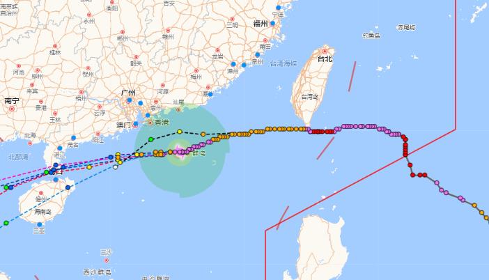 2023温州台风网台风小犬实时路径图 “小犬”会登陆我国吗