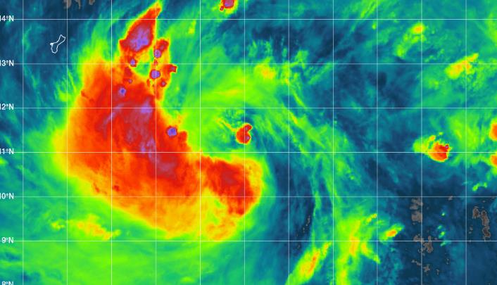 2023年第15号台风最新高清卫星云图分析:“布拉万”或成风王对我国无影响