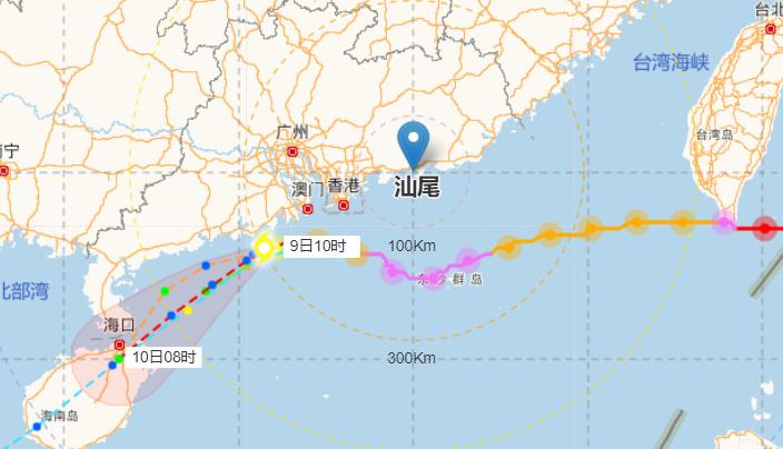 今天最新台风消息实时发布 台风小犬或持续给广东沿海带来风雨