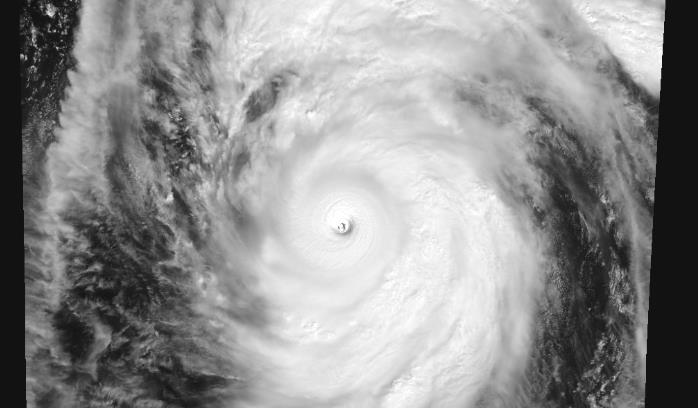 2023台风布拉万最新消息卫星云图 未来强度将缓慢减弱