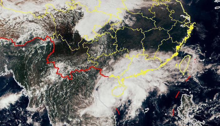 十六号台风最新云图分析 台风“三巴”高清卫星云图今日更新