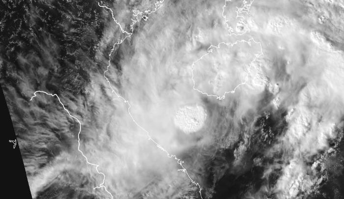 十六号台风实时路径图卫星云图 台风“三巴”今夜将登陆或擦过海南岛西南部沿海