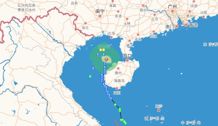 16号台风三巴海南台风网路径最新消息 海南继续发布台风三级预警