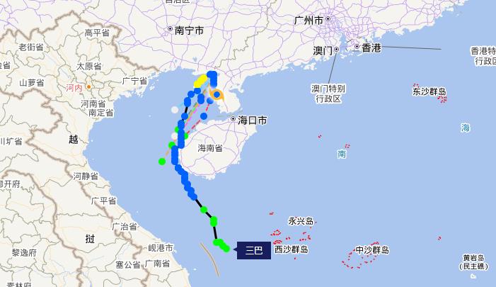 海口台风网最新消息 受台风三巴持续影响海口三港预计停运至10月21日