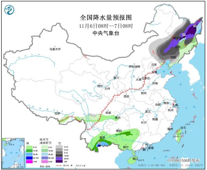 东北地区强降雪今日进入最强时段 局地或现特大暴雪
