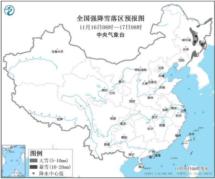 受冷空气影响中东部将有大风降温天气 东北局地有特大暴雪