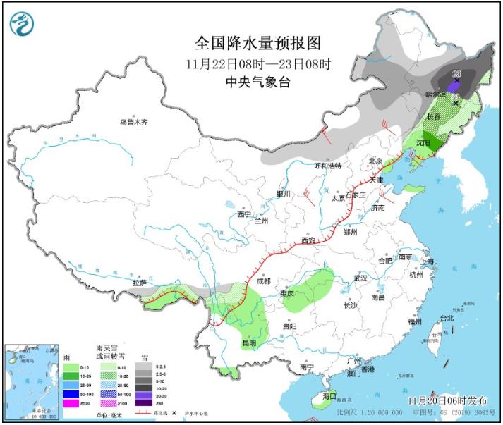 明起新一轮寒潮将影响我国 东北部分地区再迎强降雪