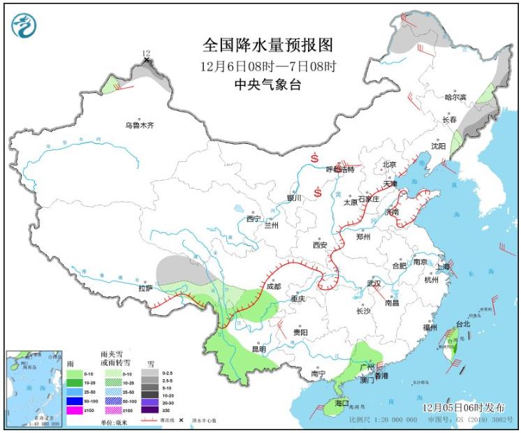 较强冷空气来袭北方将有降温降雪 内蒙古黑龙江局地降温超14℃