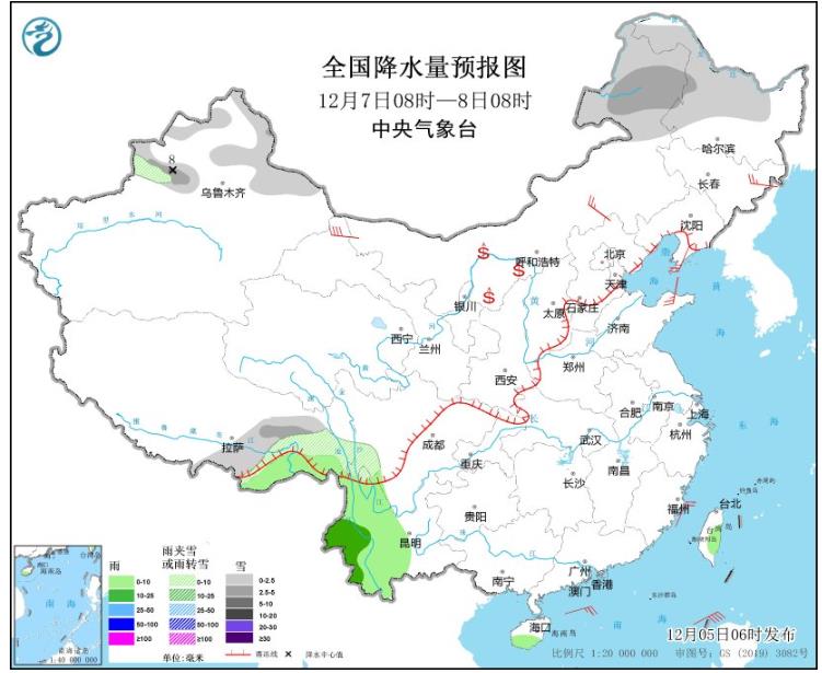 较强冷空气来袭北方将有降温降雪 内蒙古黑龙江局地降温超14℃