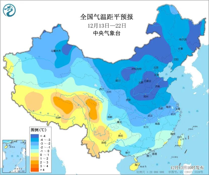 12月14日天气预报 今年最强寒潮袭来多地气温骤降