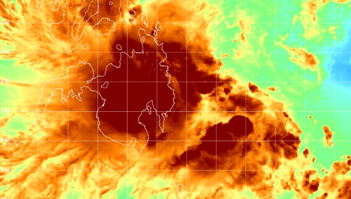 台风路径实时发布系统17号台风杰拉华云图 十七号台风最新卫星云图实时更新