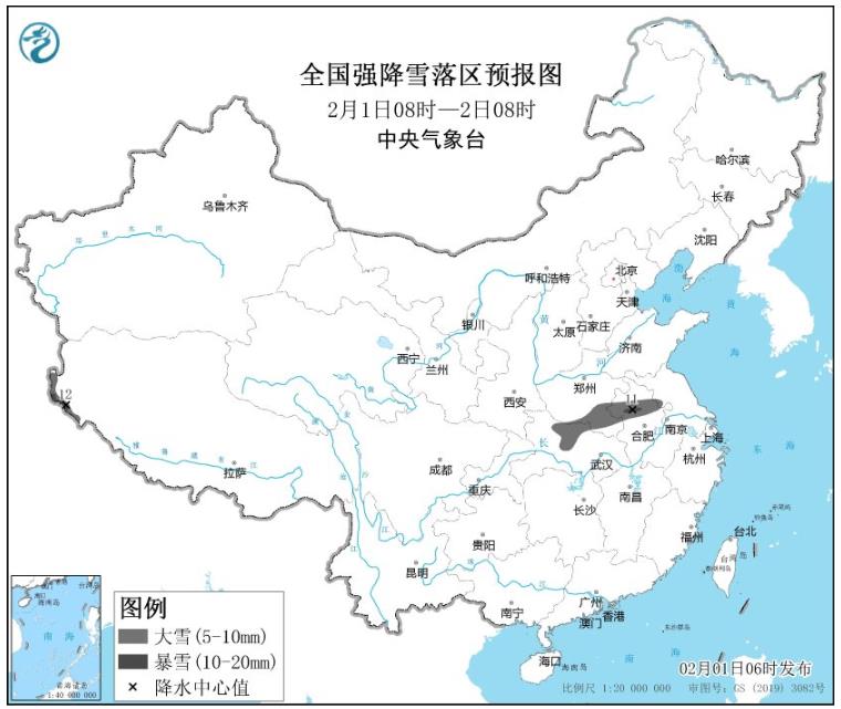 大范围雨雪冰冻天气开启 安徽西藏局地将有暴雪