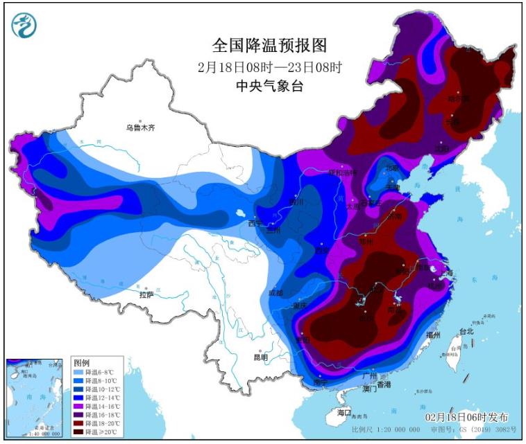 龙年首个工作日将有寒潮来袭 南北方多地迎剧烈降温