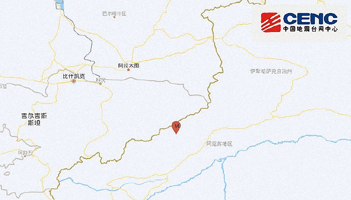 2月29日新疆地震最新消息：阿克苏地区乌什县发生3.3级地震