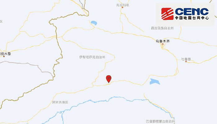 3月16日新疆地震最新消息：阿克苏地区库车市发生3.9级地震