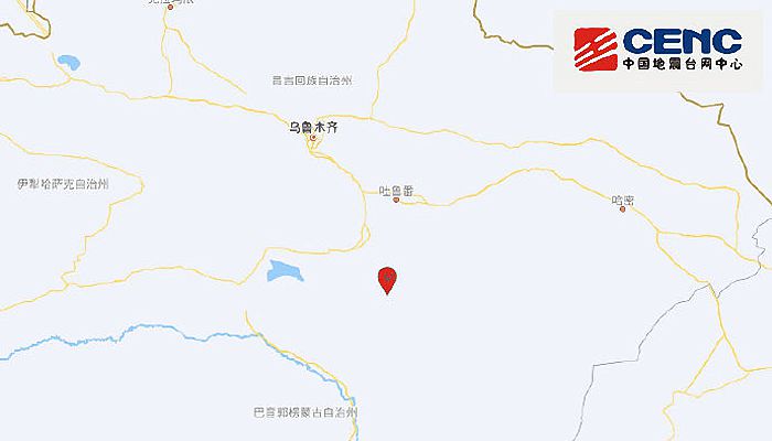 3月22日新疆地震最新消息：吐鲁番市托克逊县发生3.1级地震