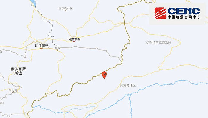 新疆地震最新消息：阿克苏地区乌什县发生3.3级地震
