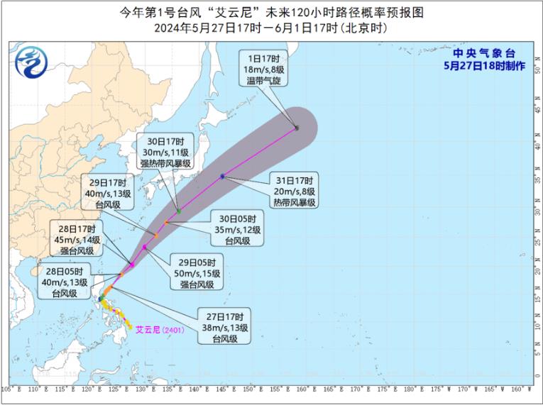 台风艾云尼直奔超强16级 第1号台风对我国有影响吗