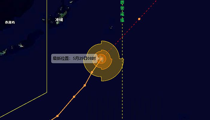 台风艾云尼最新消息：距离琉球群岛约410公里强度12级