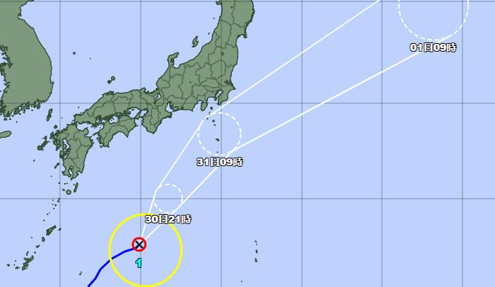日本台风2024最新消息 1号台风艾云尼对日本有影响吗